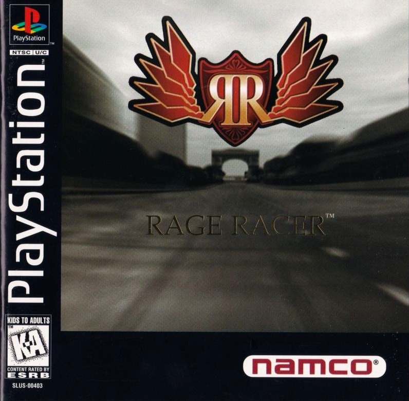 Capa do jogo Rage Racer