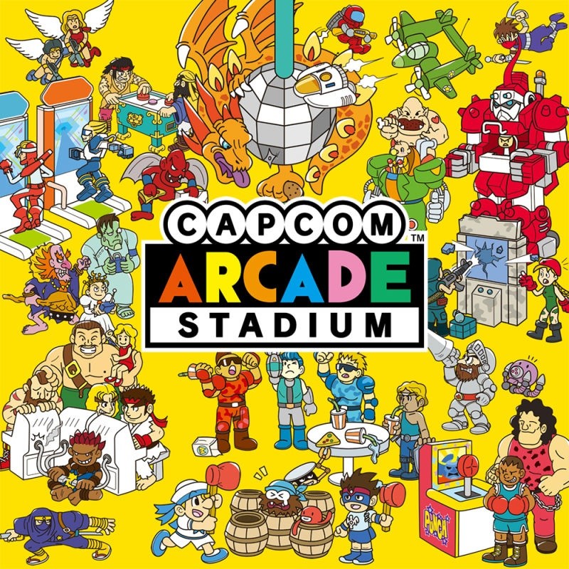 Capa do jogo Capcom Arcade Stadium