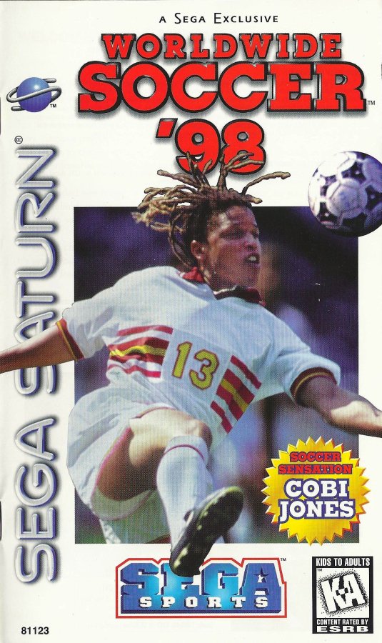 Capa do jogo Sega Worldwide Soccer 98