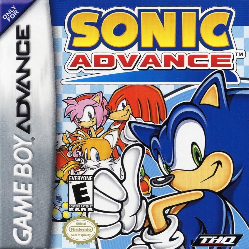 Capa do jogo Sonic Advance