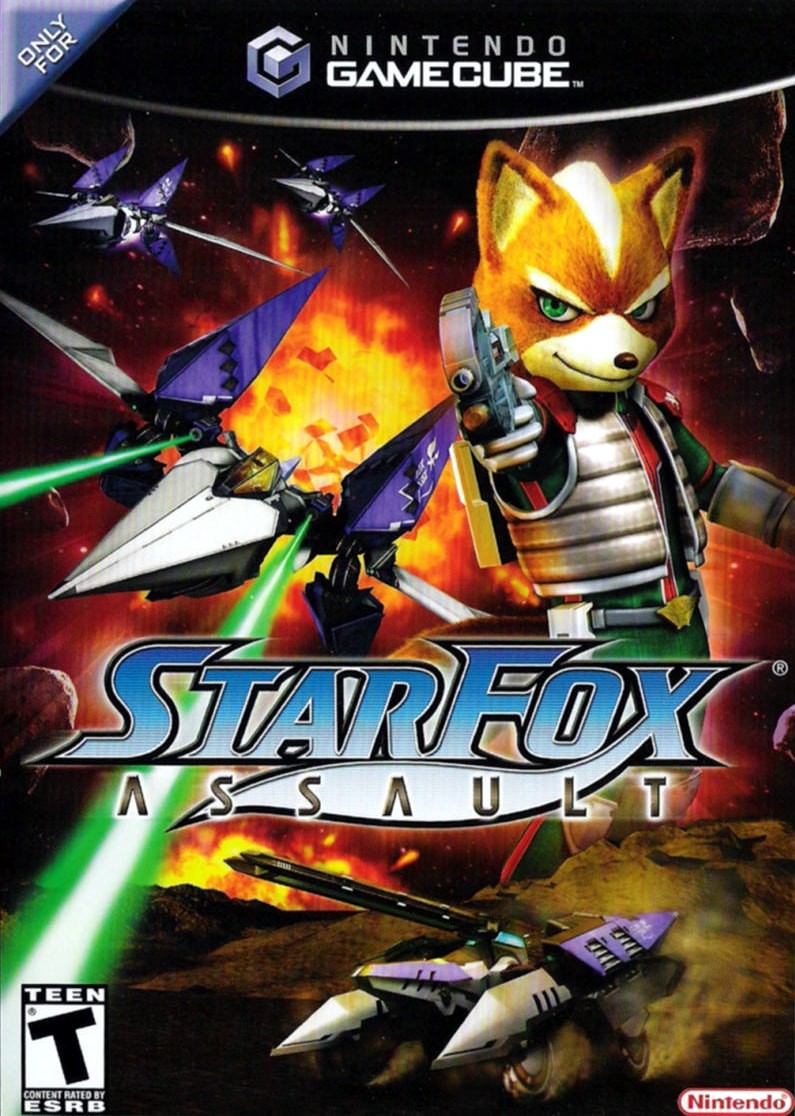 Capa do jogo Star Fox Assault