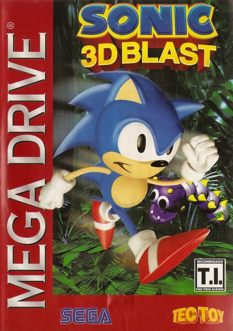 Capa do jogo Sonic 3D Blast