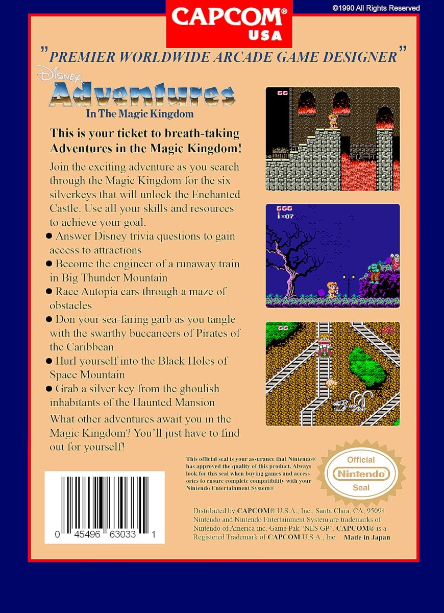 Capa do jogo Disney Adventures in the Magic Kingdom