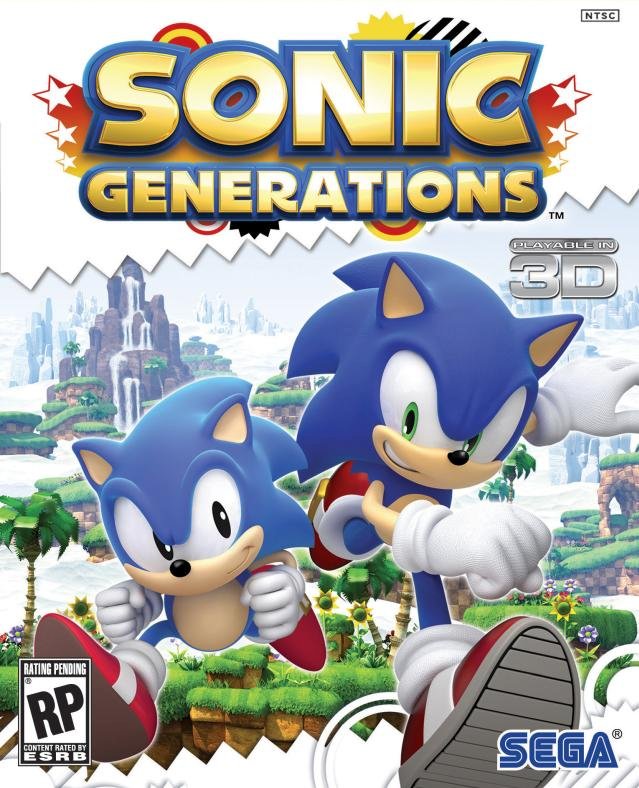 Capa do jogo Sonic Generations