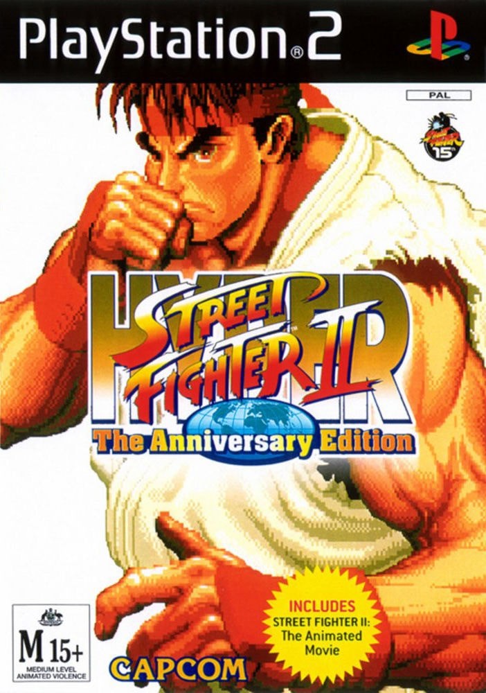Capa do jogo Hyper Street Fighter II: The Anniversary Edition
