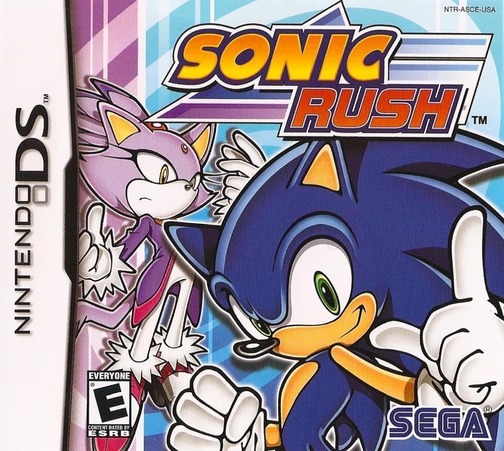 Capa do jogo Sonic Rush