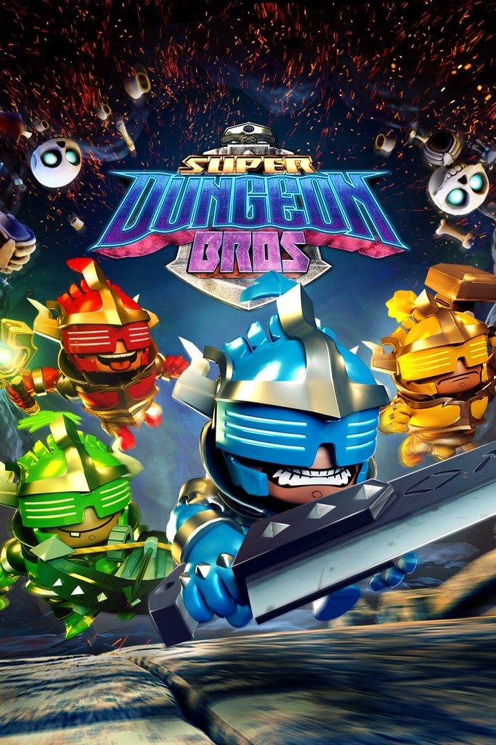 Capa do jogo Super Dungeon Bros