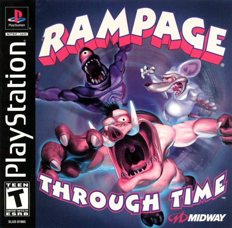 Capa do jogo Rampage Through Time