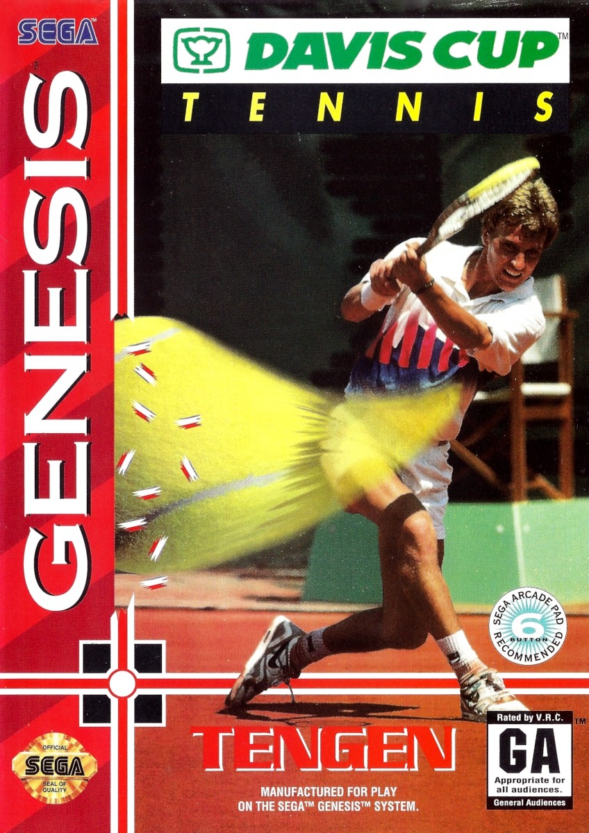 Capa do jogo Davis Cup Tennis