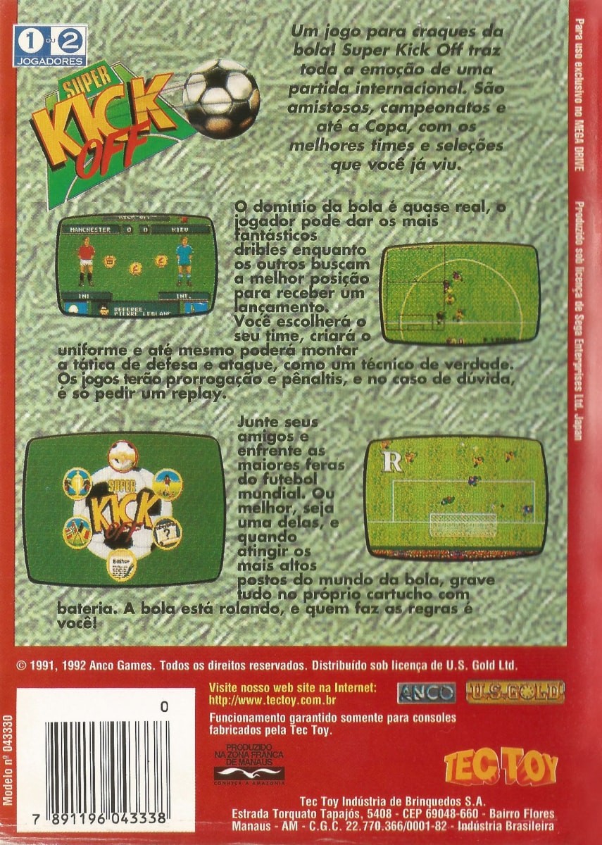Capa do jogo Super Kick Off