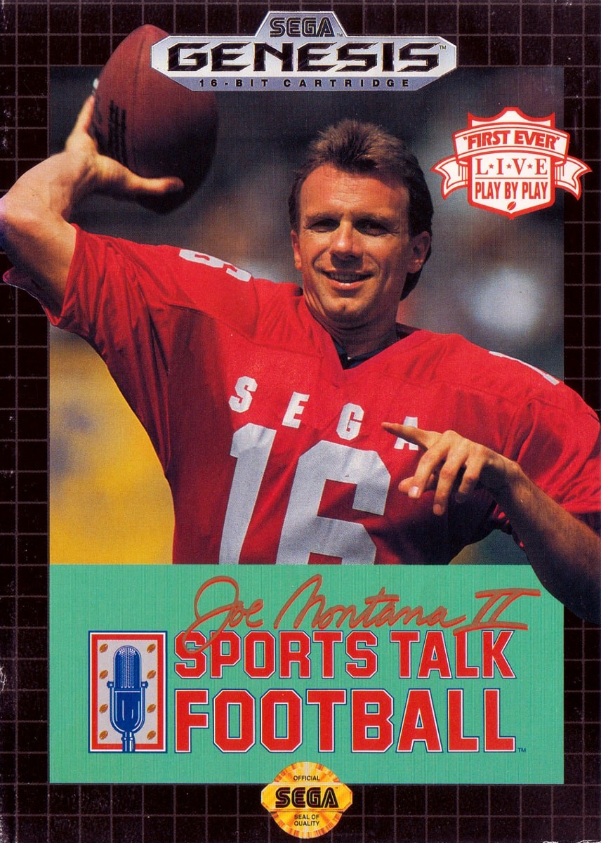 Capa do jogo Joe Montana II Sports Talk Football