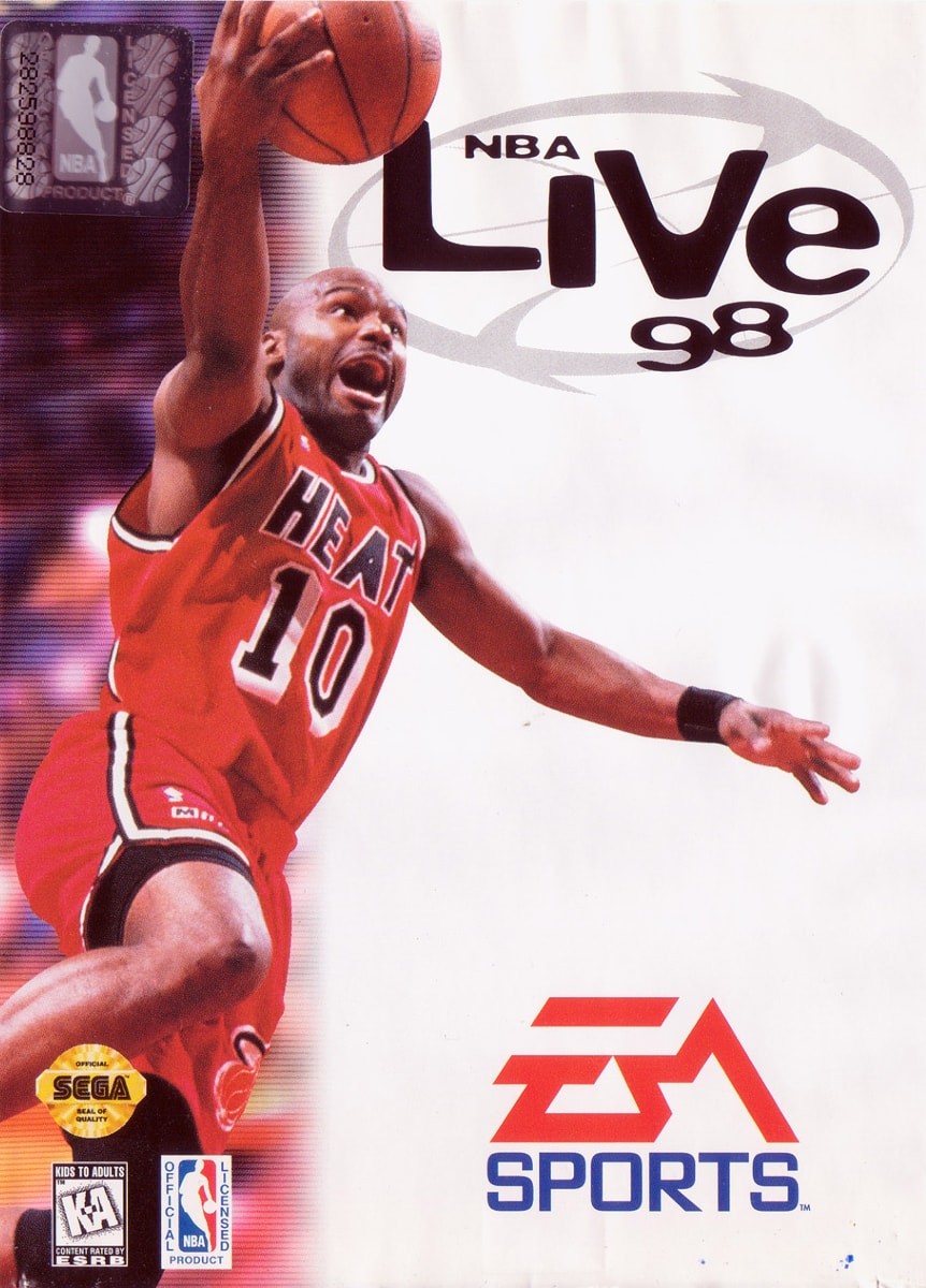 Capa do jogo NBA Live 98