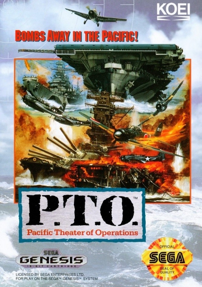 Capa do jogo P.T.O.: Pacific Theater of Operations