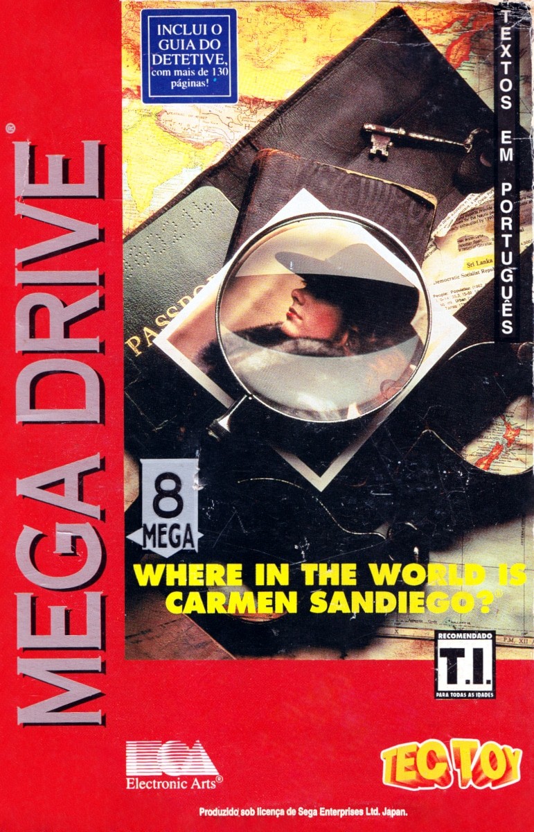 Capa do jogo Where in the World Is Carmen Sandiego?