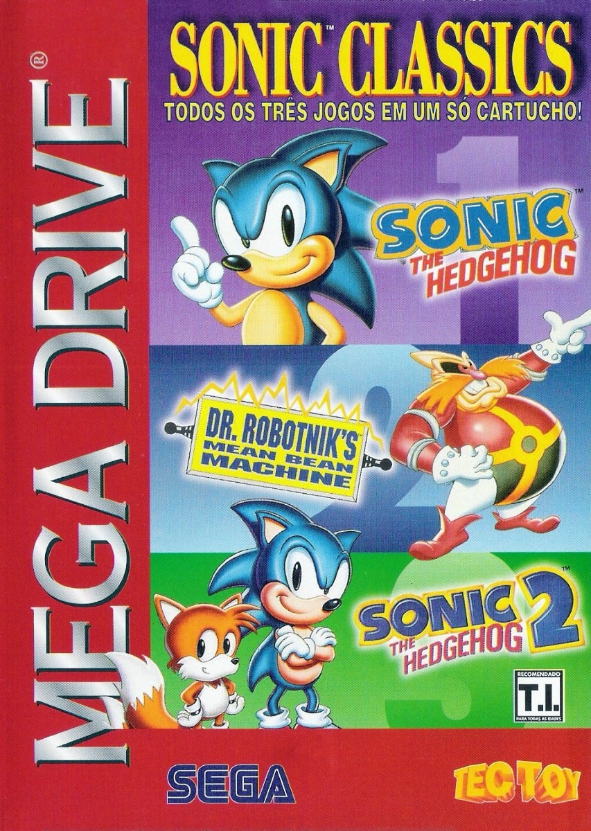Capa do jogo Sonic Classics