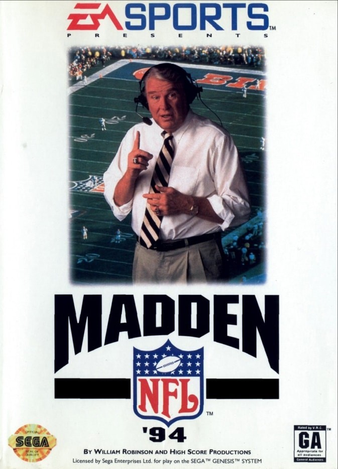 Capa do jogo Madden NFL 94