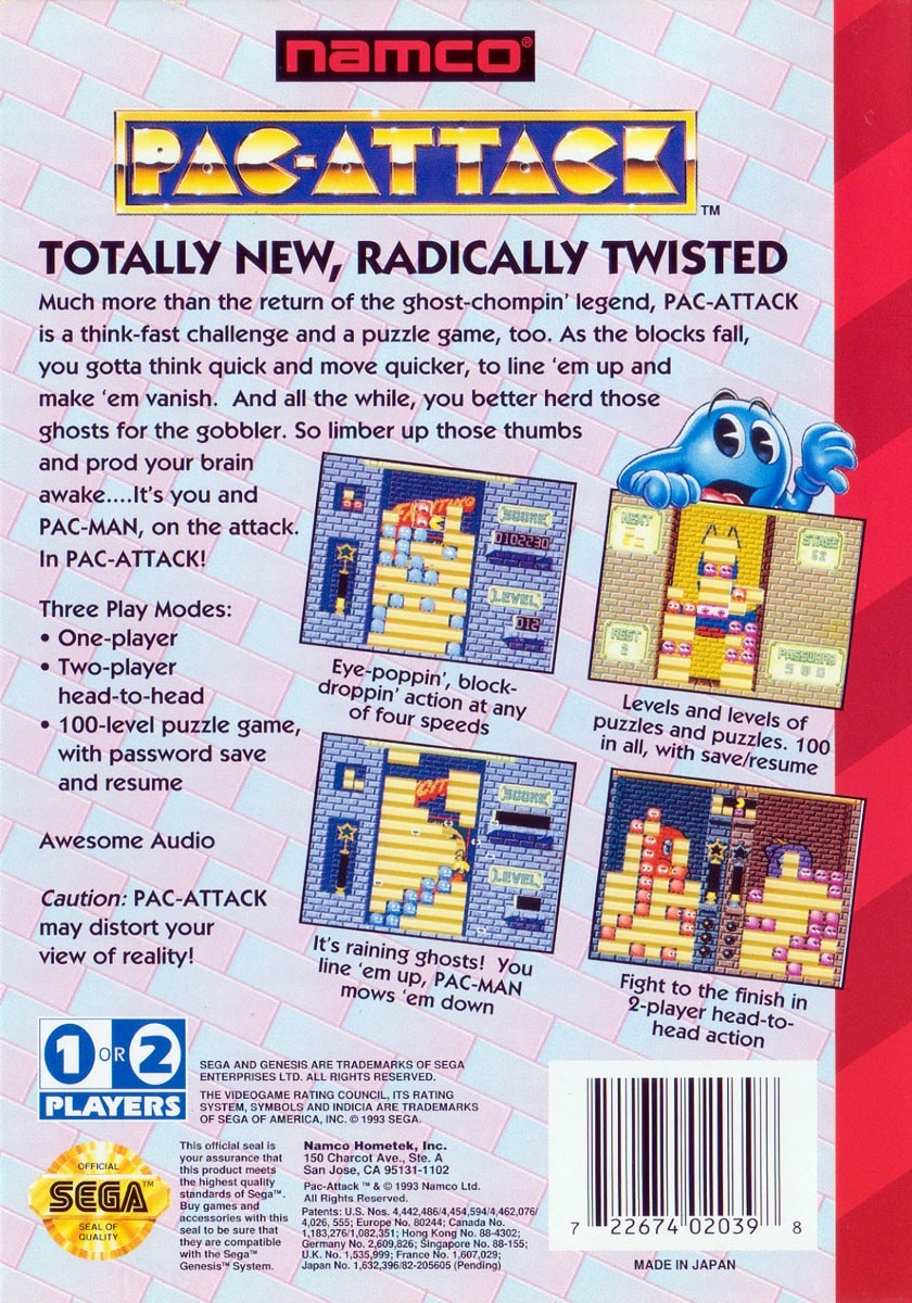 Capa do jogo Pac-Attack