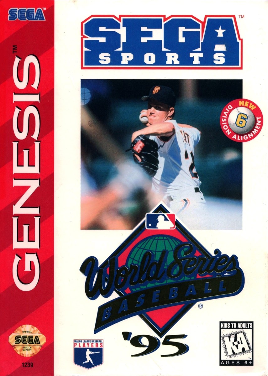 Capa do jogo World Series Baseball 95
