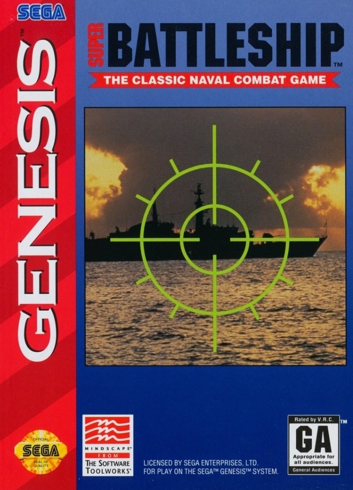 Capa do jogo Super Battleship: The Classic Naval Combat Game
