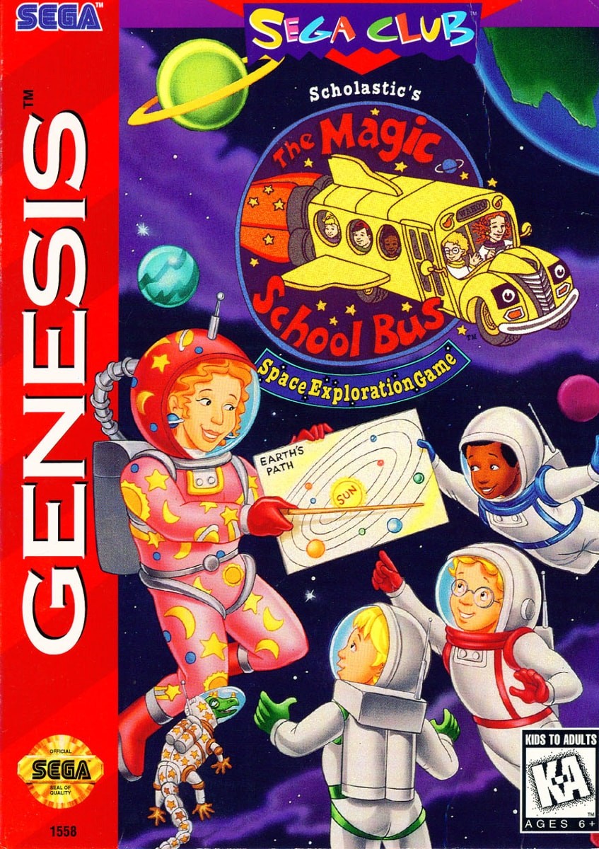 Capa do jogo Scholastics The Magic School Bus: Space Exploration Game