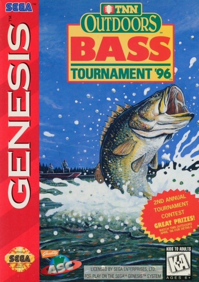 Capa do jogo TNN Outdoors Bass Tournament 96