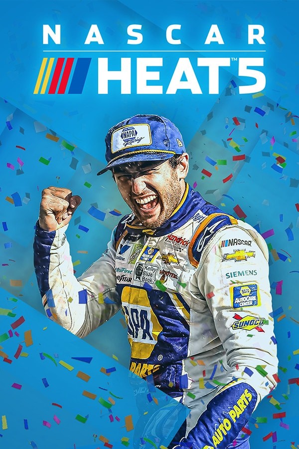 Capa do jogo NASCAR Heat 5