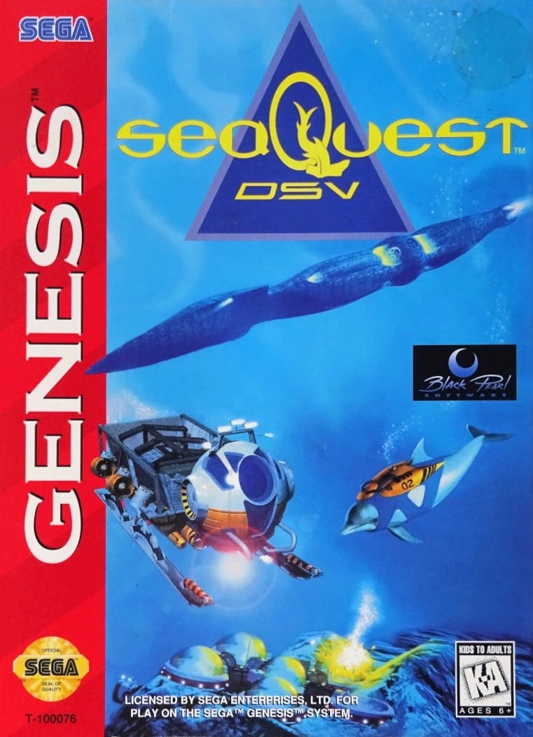 Capa do jogo SeaQuest DSV