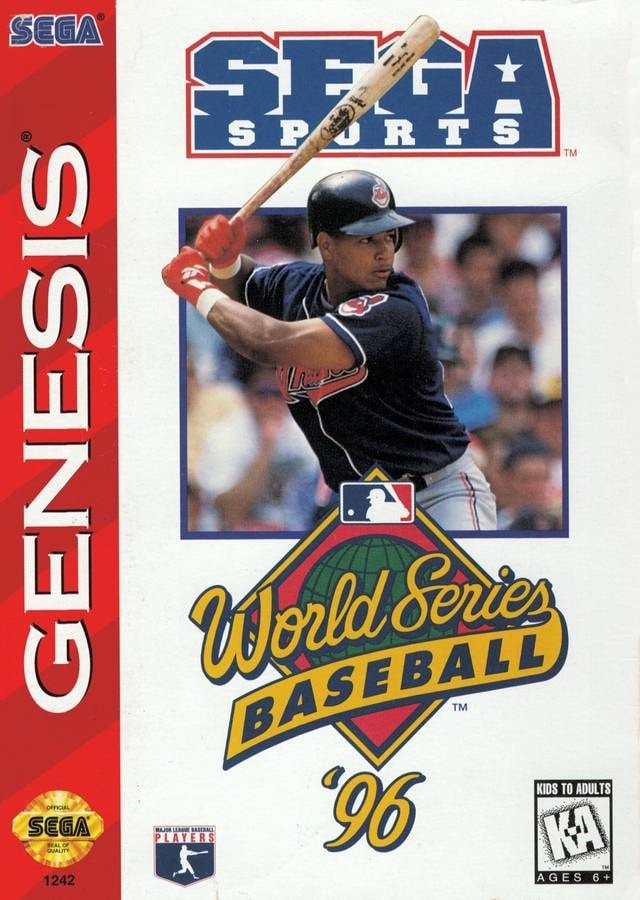Capa do jogo World Series Baseball 96