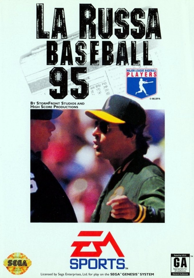 Capa do jogo La Russa Baseball 95
