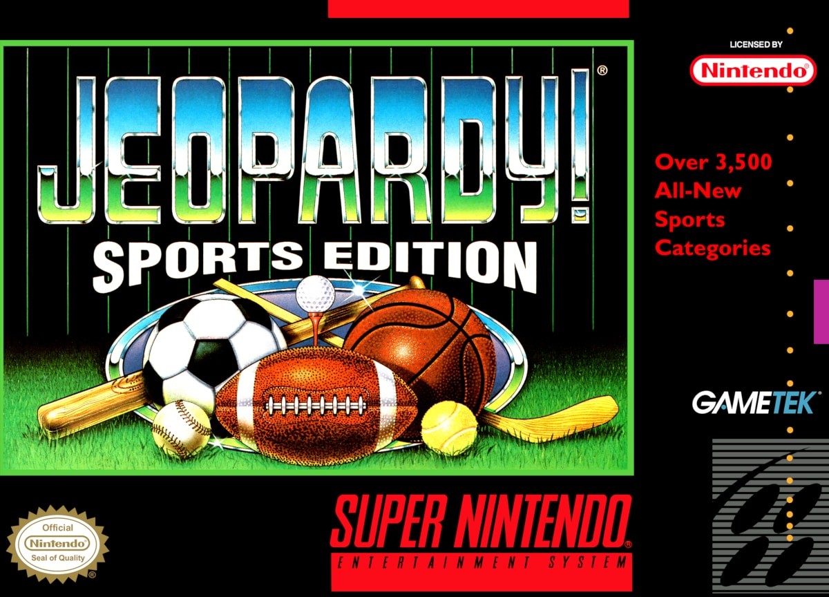 Capa do jogo Jeopardy! Sports Edition