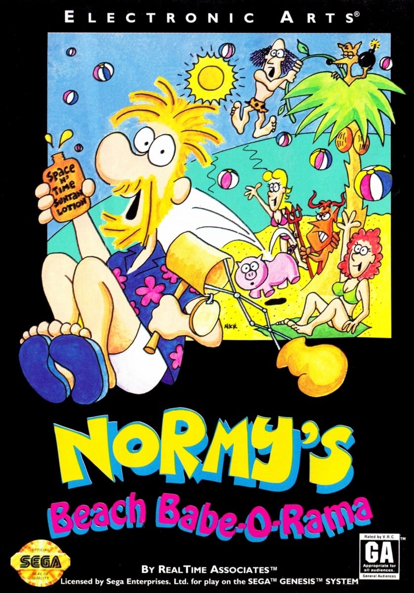 Capa do jogo Normys Beach Babe-O-Rama