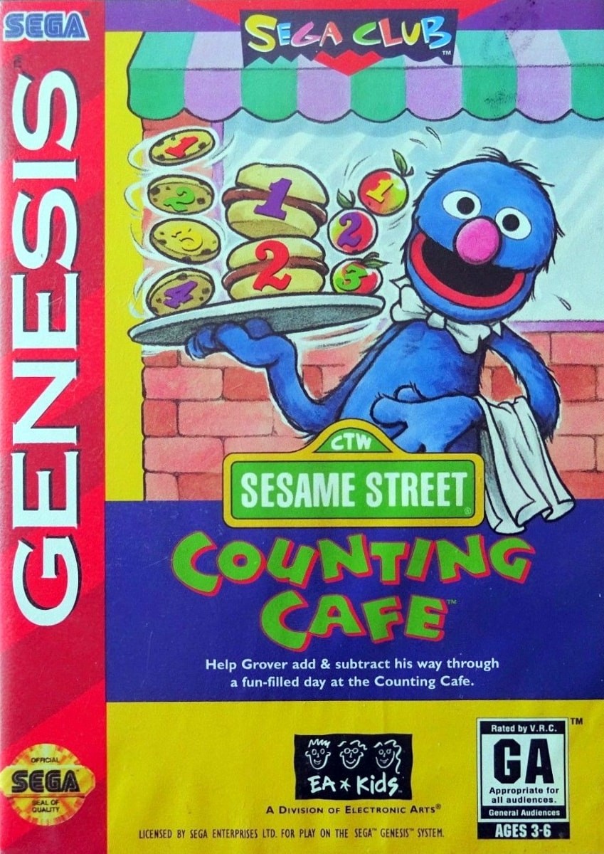 Capa do jogo Sesame Street Counting Cafe