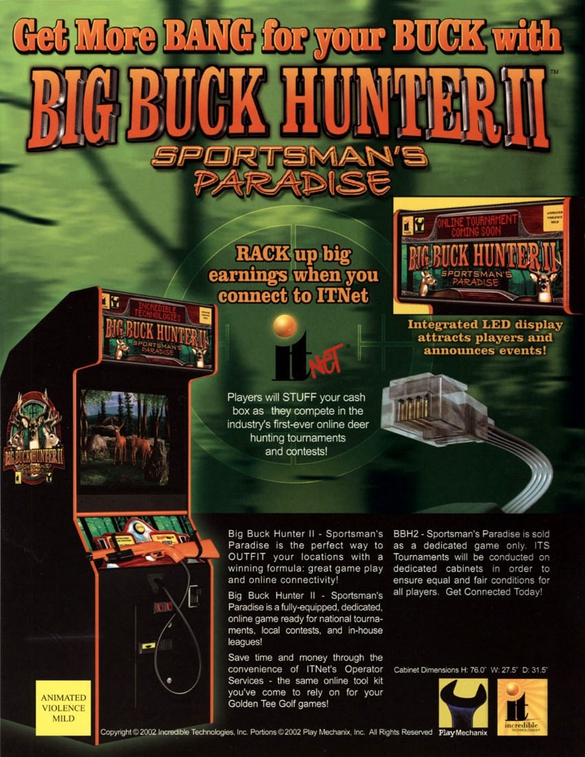 Capa do jogo Big Buck Hunter II: Sportsmans Paradise