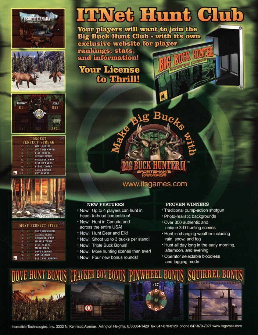 Capa do jogo Big Buck Hunter II: Sportsmans Paradise