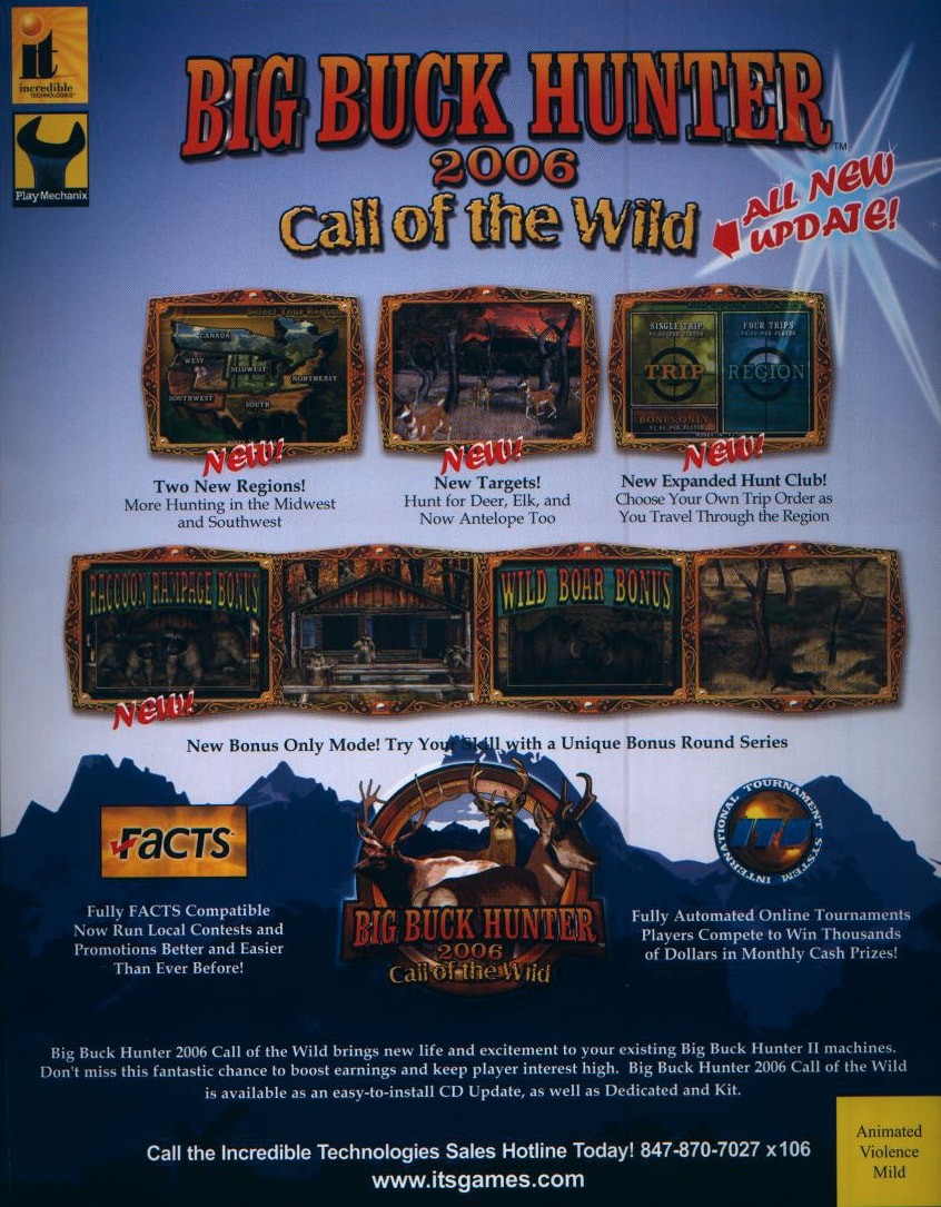 Capa do jogo Big Buck Hunter 2006: Call of the Wild