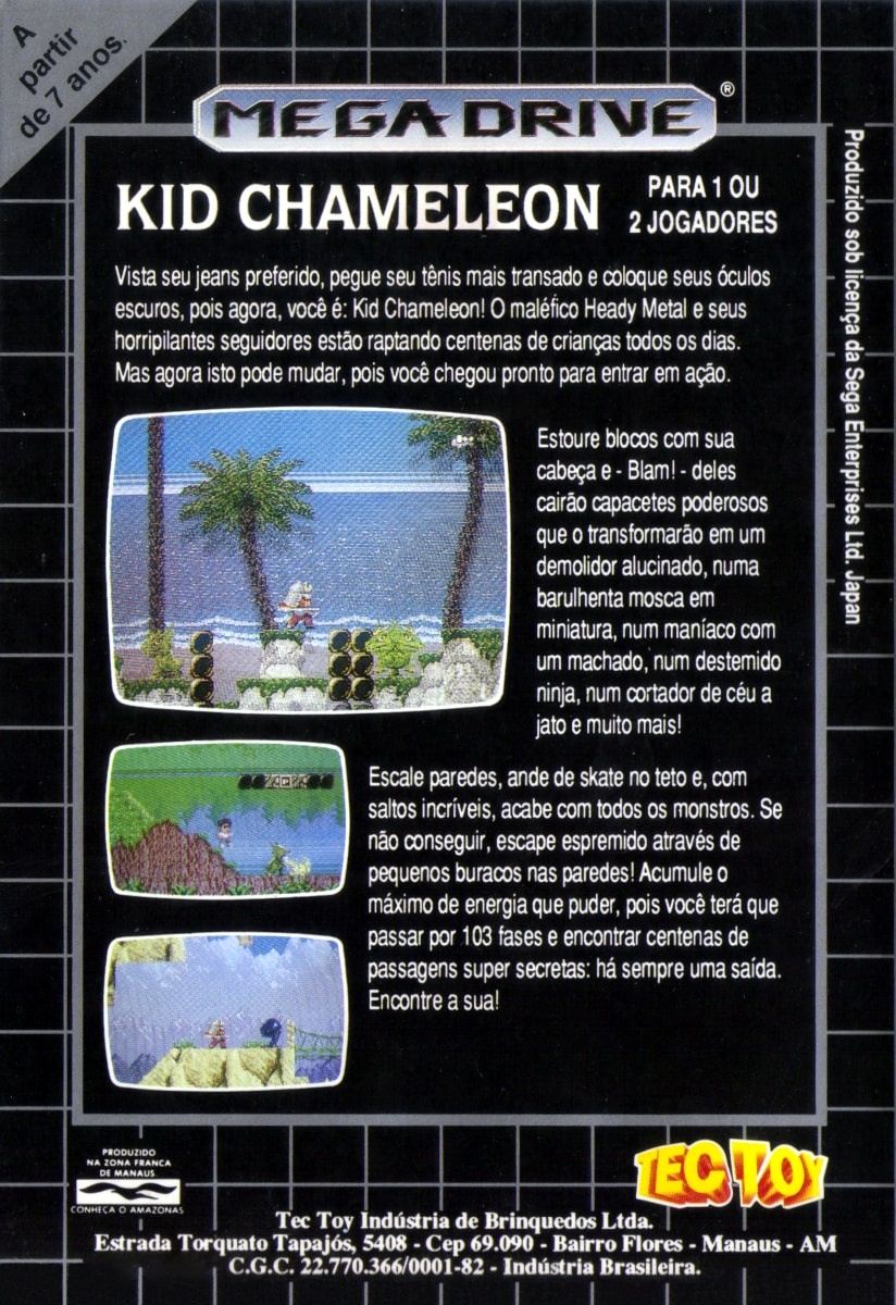 Capa do jogo Kid Chameleon