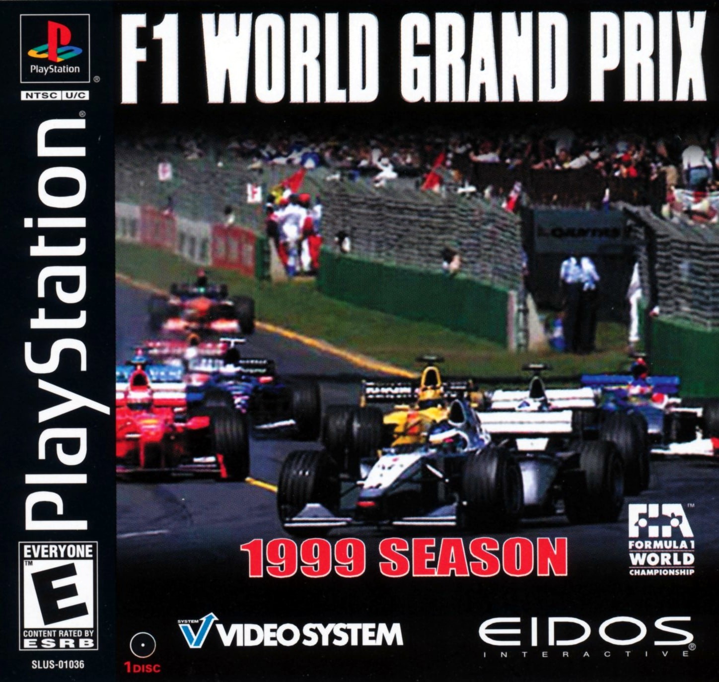 Capa do jogo F1 World Grand Prix