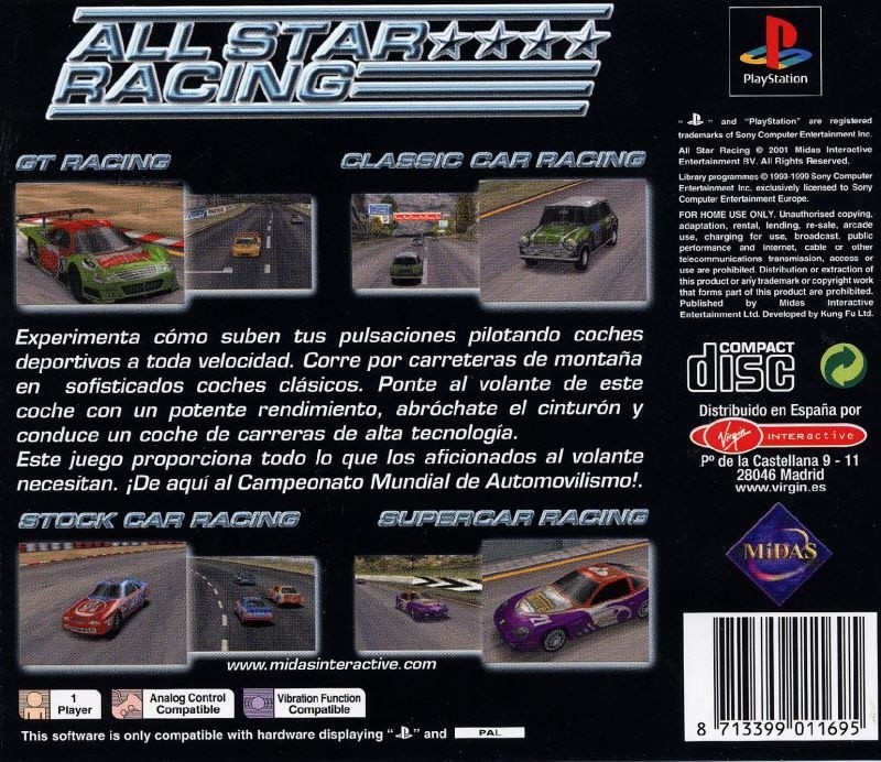 Capa do jogo All Star Racing