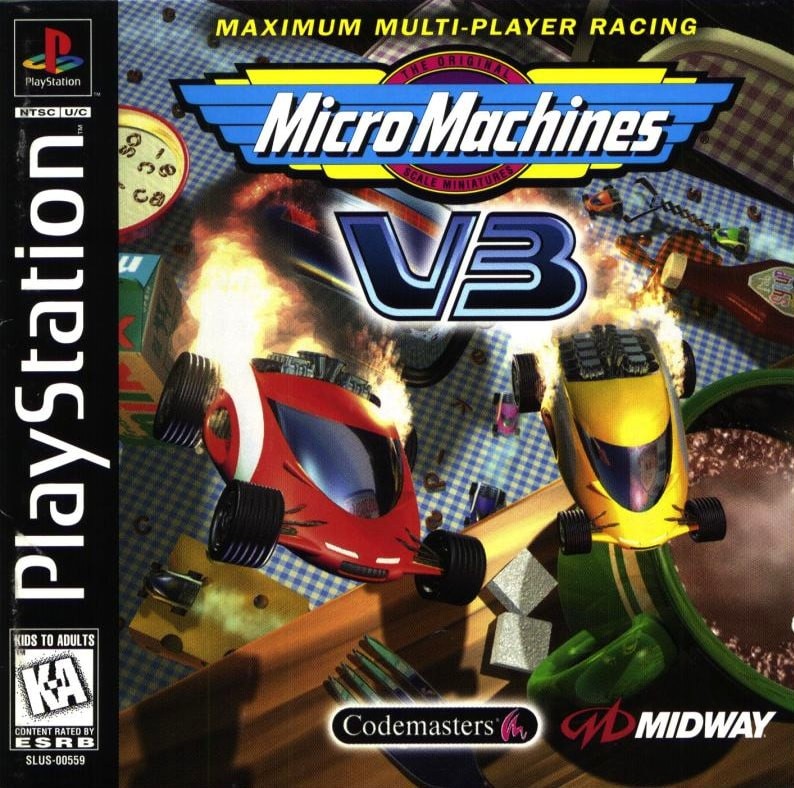 Capa do jogo Micro Machines V3