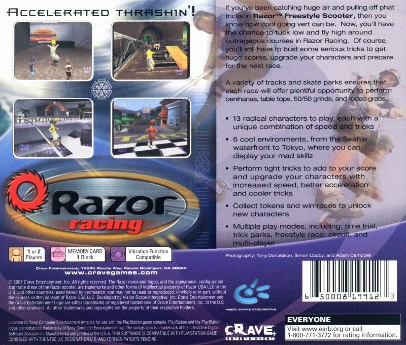 Capa do jogo Razor Racing