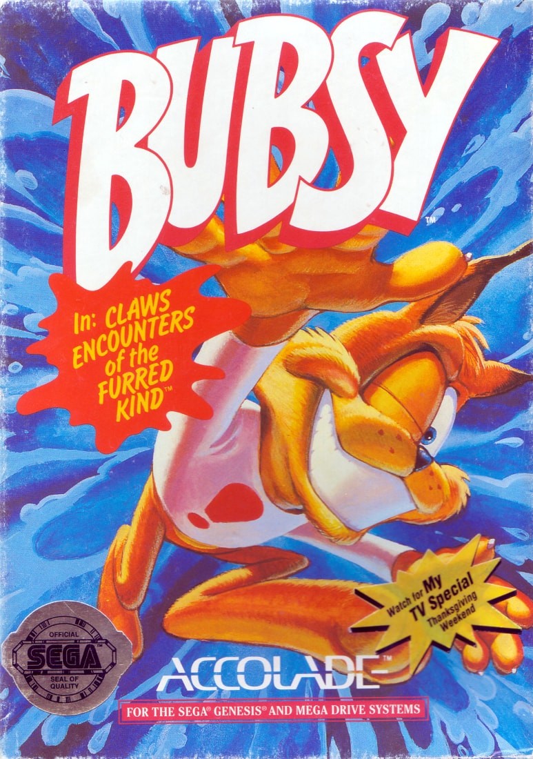 Capa do jogo Bubsy in Claws Encounters of the Furred Kind
