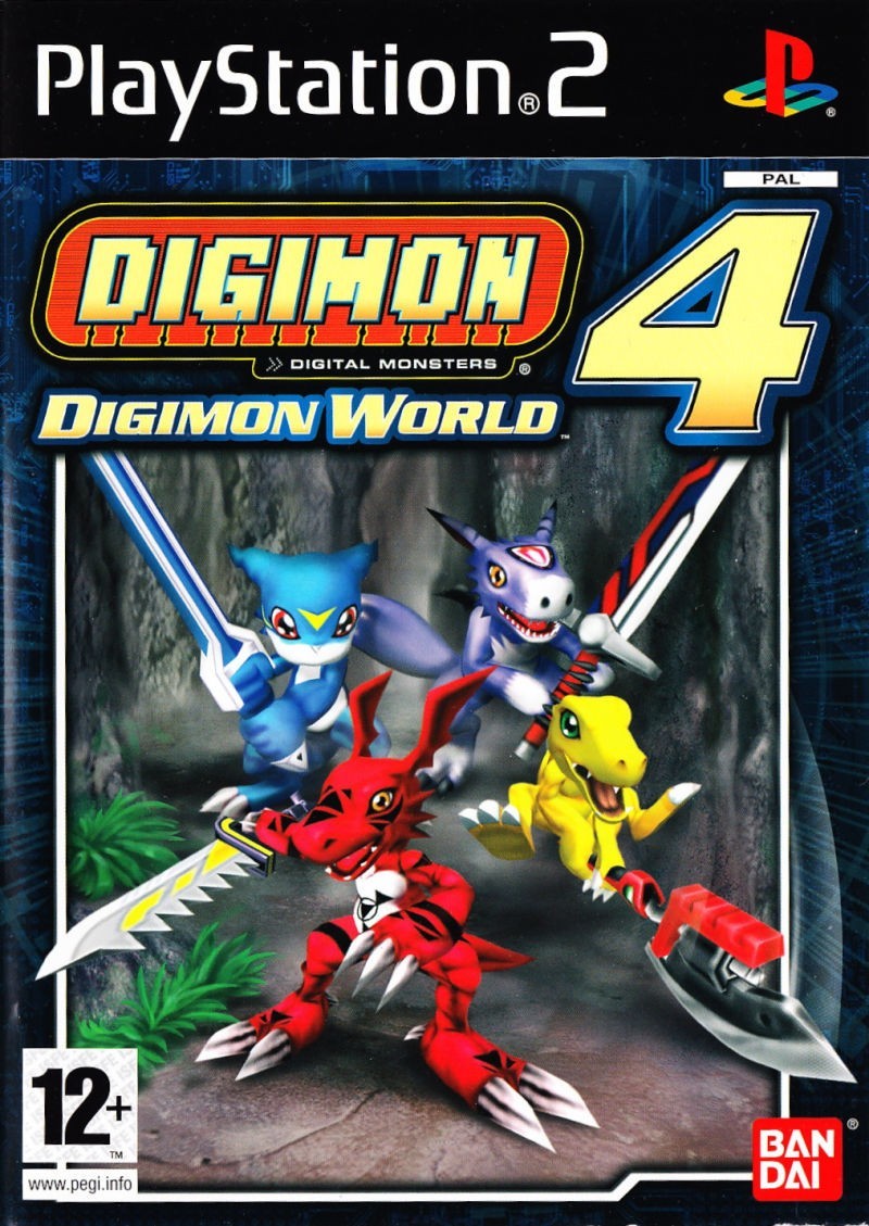 Capa do jogo Digimon World 4