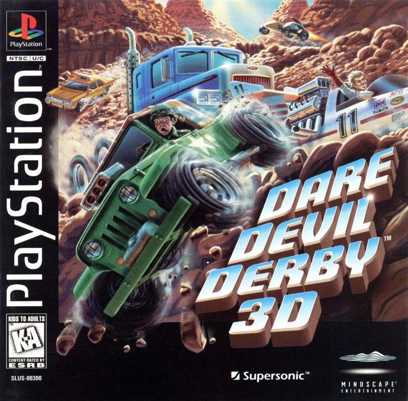Capa do jogo Dare Devil Derby 3D