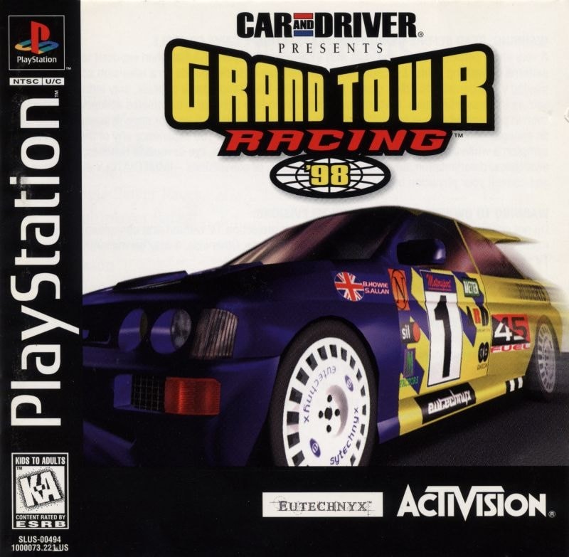 Capa do jogo Car and Driver Presents Grand Tour Racing 98