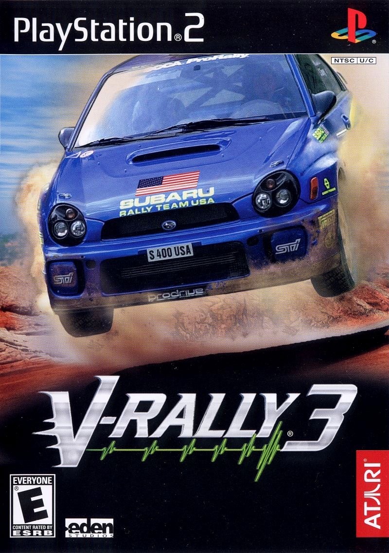Capa do jogo V-Rally 3