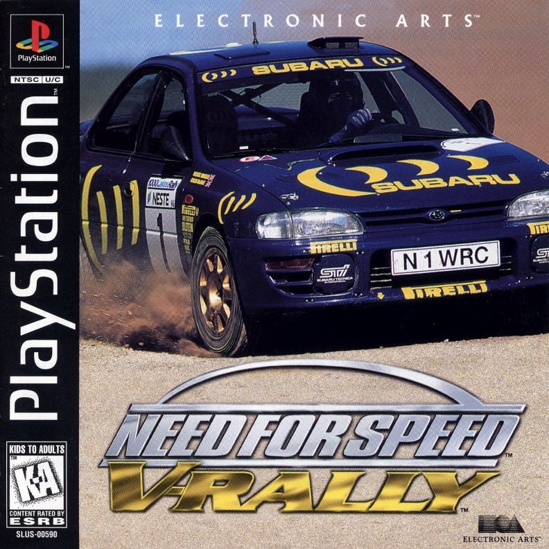 Capa do jogo Need for Speed: V-Rally