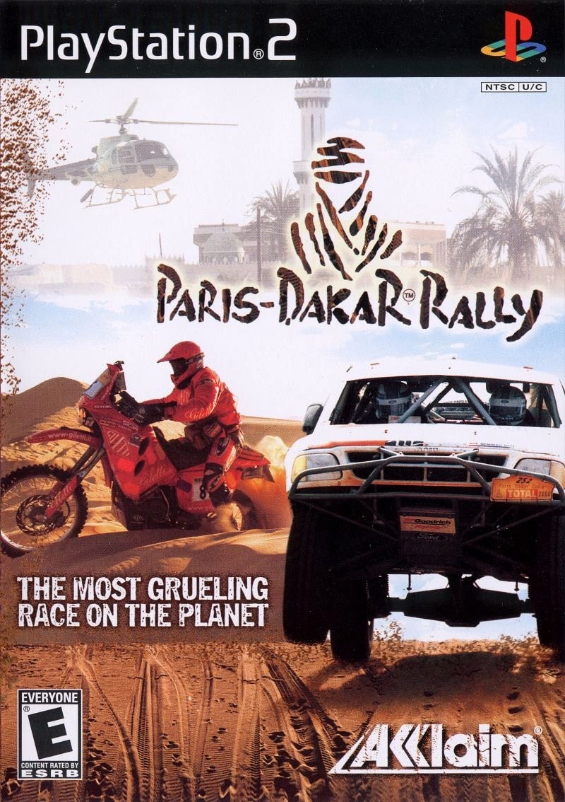 Capa do jogo Paris-Dakar Rally