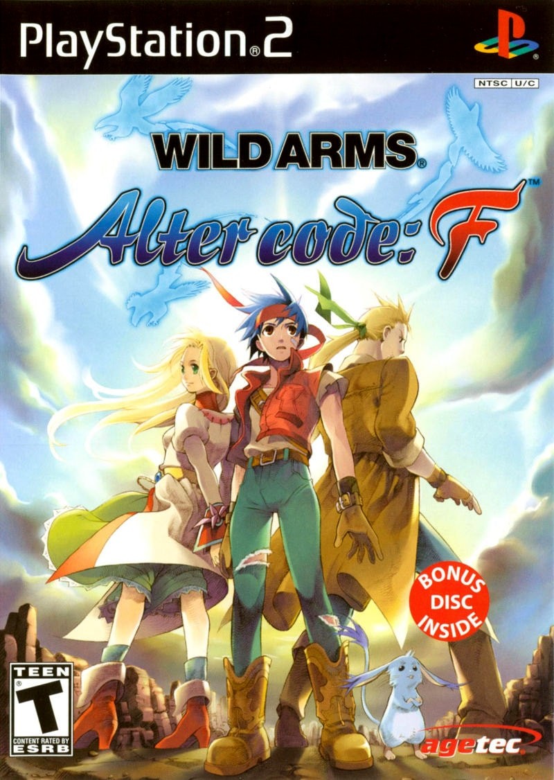 Capa do jogo Wild Arms Alter Code: F