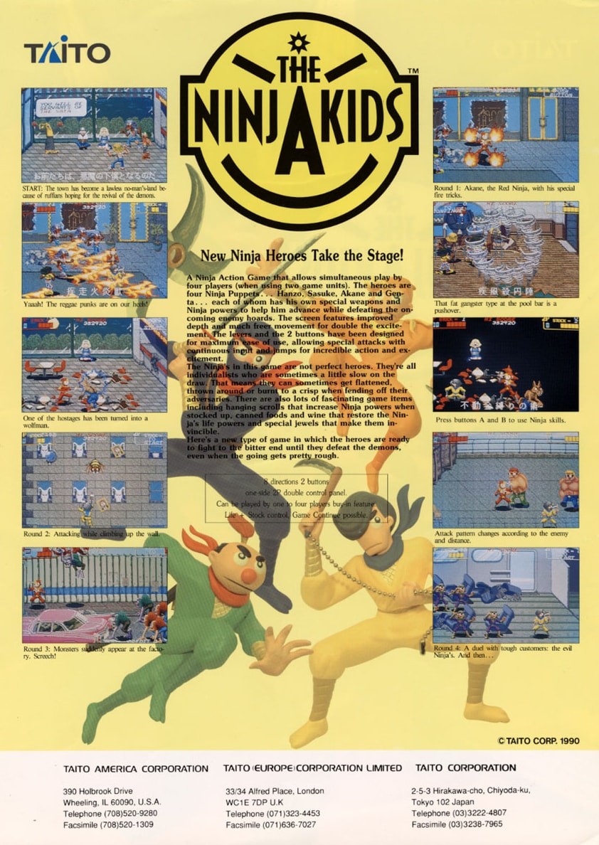 Capa do jogo The Ninja Kids