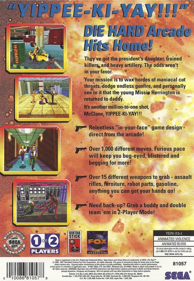 Capa do jogo Die Hard Arcade